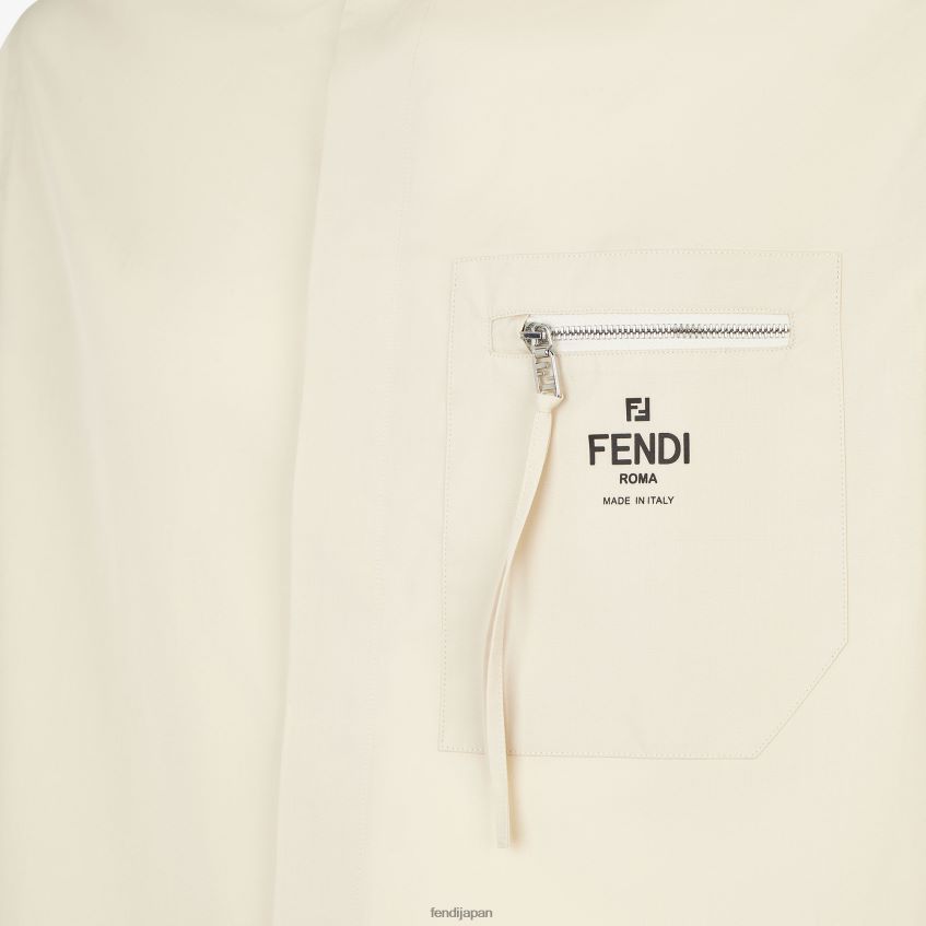 jp Fendi 男性 コットンシャツ ベージュ 20L42T2049 衣服