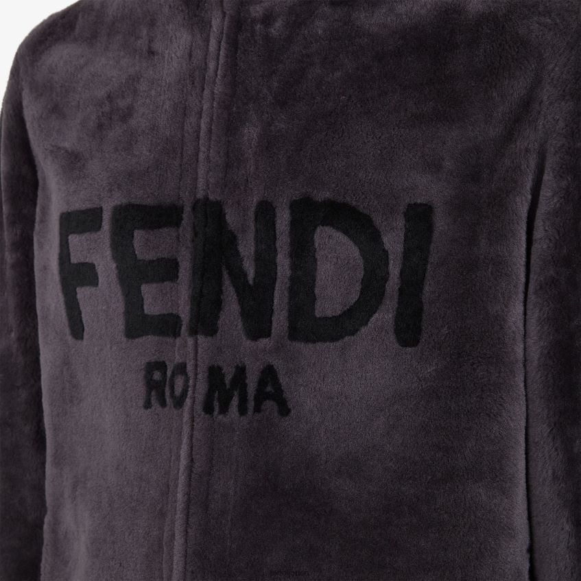 jp Fendi 男性 ムートンジャケット グレー 20L42T2114 衣服