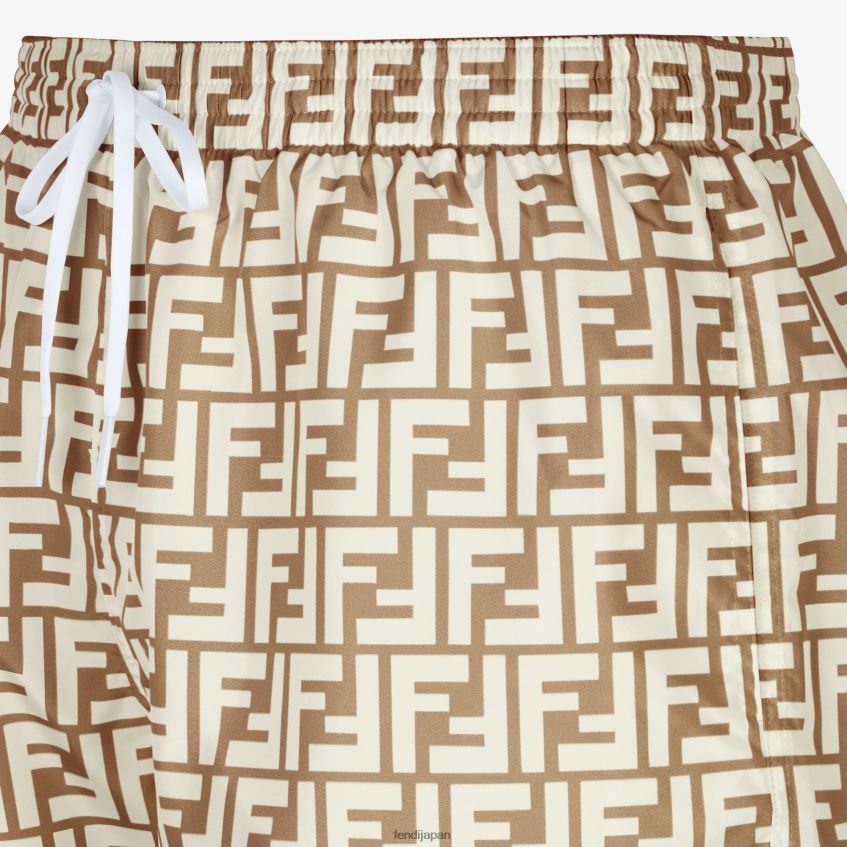 jp Fendi 男性 布製ショーツ ベージュ 20L42T2136 衣服