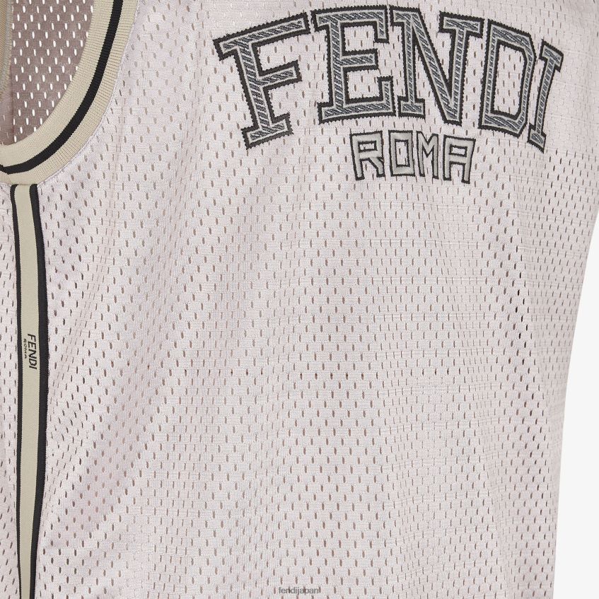 jp Fendi 男性 ハイテクメッシュベスト 白 20L42T2190 衣服