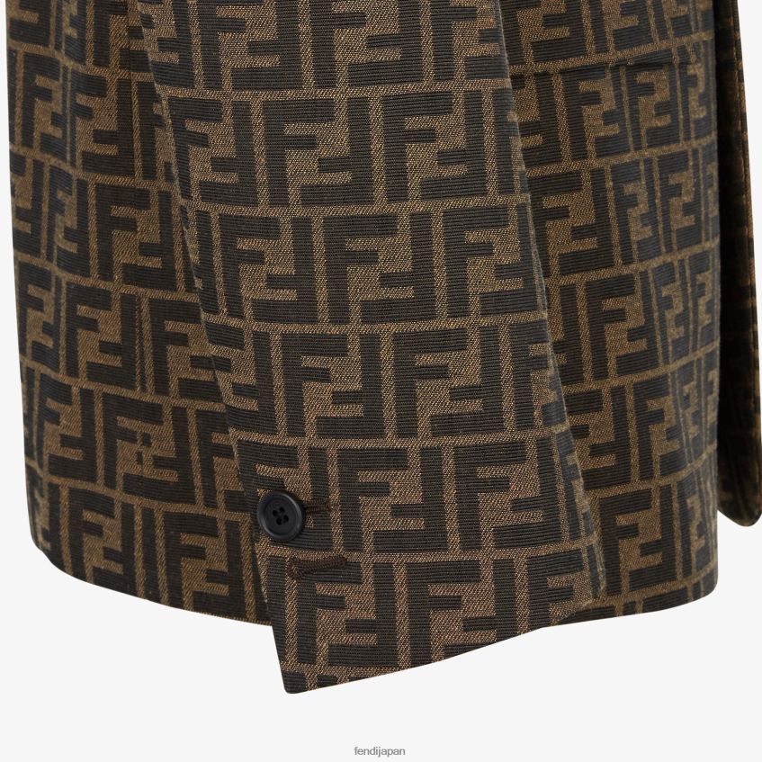 jp Fendi 男性 ファブリックジャケット 茶色 20L42T2202 衣服