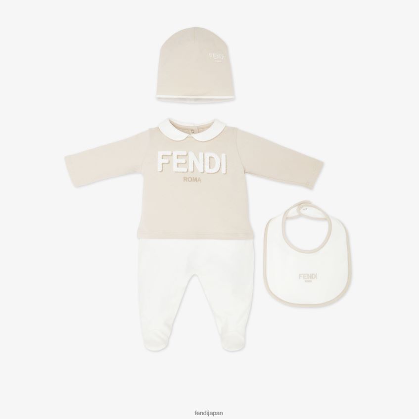 jp Fendi 子供たち ジャージローマキット ベージュ 20L42T2805 衣服