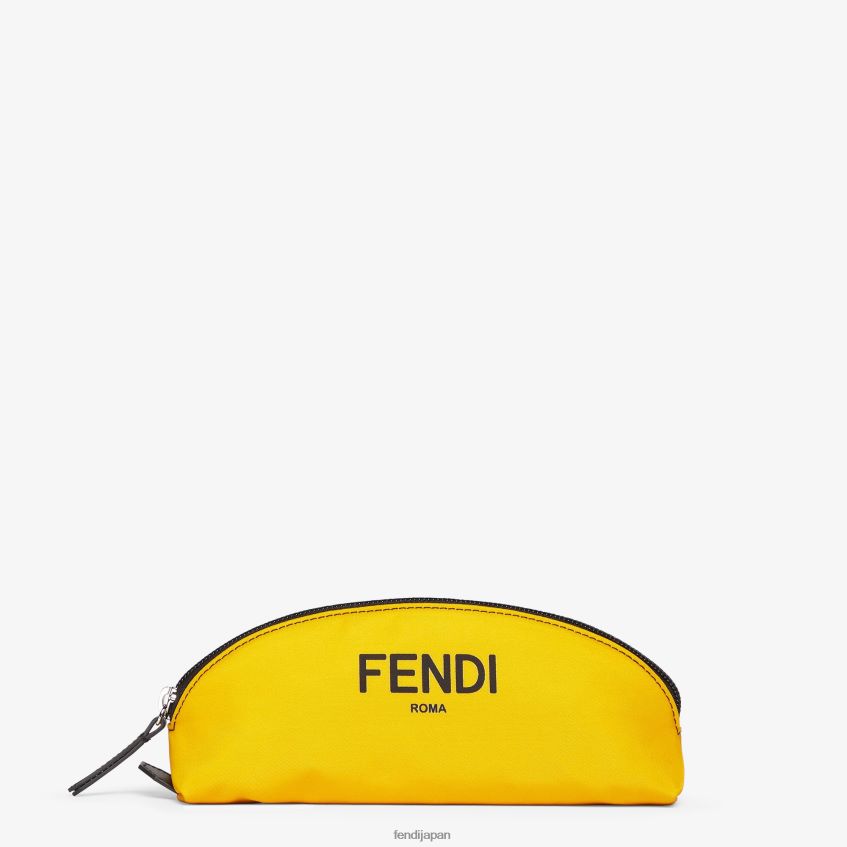 jp Fendi 子供たち ナイロンペンケース 黄色 20L42T2938 アクセサリー