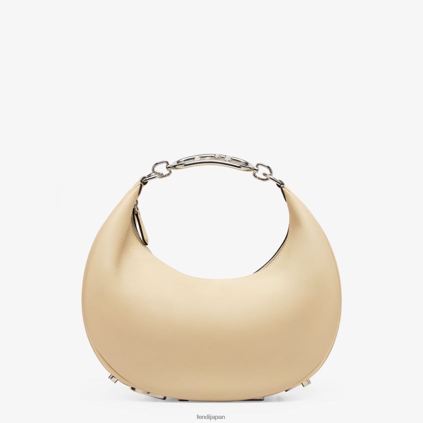 jp Fendi 女性 グラフィー ミディアム レザーバッグ ベージュ 20L42T716 アクセサリー