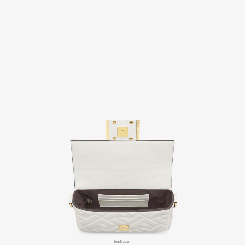 jp Fendi 女性 バゲット ミニレザーバッグ 白 20L42T762 アクセサリー