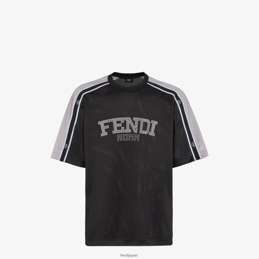 jp Fendi 男性 テックメッシュTシャツ グレー 20L42T1944 衣服