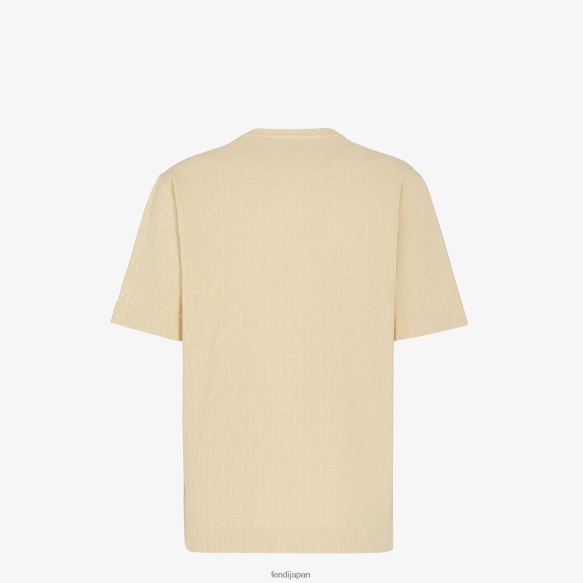 jp Fendi 男性 ジャージーTシャツ ベージュ 20L42T2012 衣服